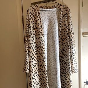 Animal Print Duster